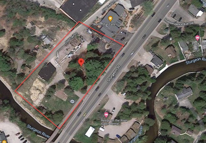 Indian River Motel and Cottages - 2020S Aerial (newer photo)